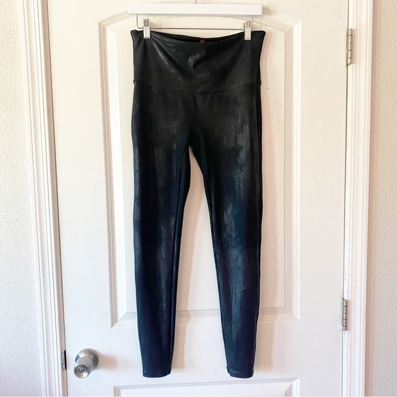 SPANX Black Faux Leather Leggings Size XL - Picture 4 of 11